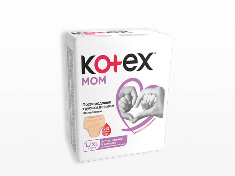 Послеродовые трусики Kotex