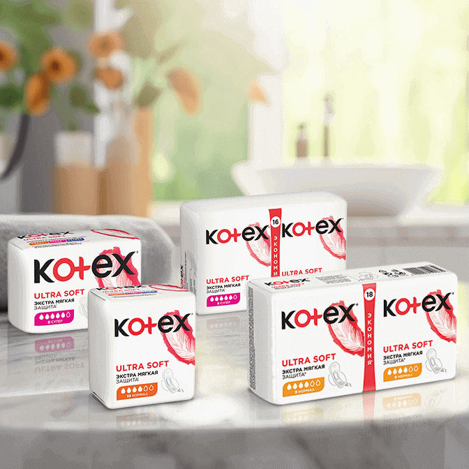 Kotex® Ultra Soft 