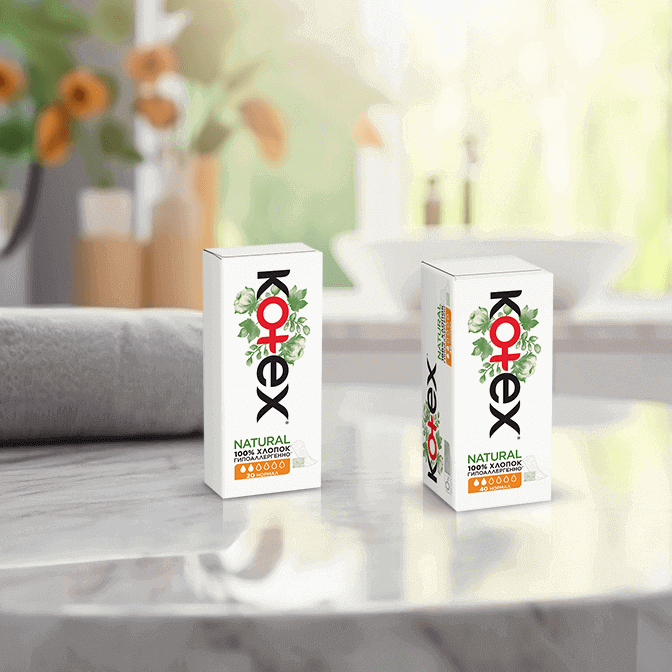 Ежедневные прокладки Kotex Natural 