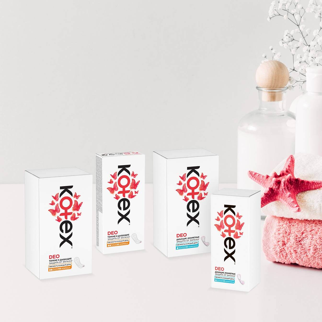 Все ежедневки Kotex® DEO